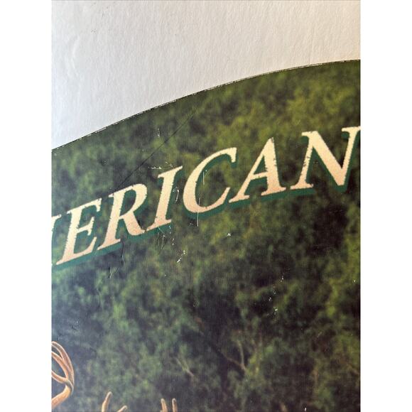 American Sportsman Hunting Club Wooden Wall Sign Deer Lodge Decor 16"x11" - Picture 4 of 7